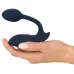 Темно-синий вибростимулятор в трусики RC Bendable Panty Vibrator темно-синий 