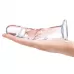 Стеклянный фаллоимитатор из стекла 7’’ Curved Realistic Glass Dildo With Veins - 15,9 см прозрачный 