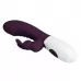 Фиолетовый вибратор-кролик Naughty Bunny - 19,8 см фиолетовый 