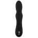 Черный вибратор-электростимулятор для точки G - 20,2 см черный 