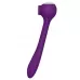 Фиолетовый универсальный вибратор Drago с язычком - 18,3 см фиолетовый 
