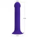 Фиолетовый вибратор с режимом боковой пульсации Murray-Youth - 19 см фиолетовый 