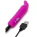 Лиловая вибропуля с ушками Rechargeable Rabbit Ears Bullet Vibrator лиловый 