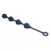 Синяя анальная цепочка - 42,6 см синий 
