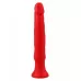 Красный анальный стимулятор без мошонки - 14 см красный 