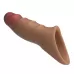 Карамельная удлиняющая насадка на пенис Darnel карамель (темно-бежевый 