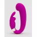 Лиловый вибратор Mini G-Spot Curve Vibe с клиторальным зайчиком лиловый 