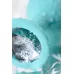 Мятная анальная пробка с прозрачным кристаллом - 7,3 см прозрачный 