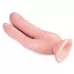 Телесный фаллоимитатор 8 Inch DP Cock - 20,32 см телесный 