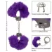 Металлические наручники с фиолетовым мехом Ultra Fluffy Furry Cuffs фиолетовый 