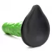 Зеленый фантазийный фаллоимитатор Reptile Thick Scaly Silicone Dildo - 19,1 см зеленый 