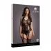 Непрозрачный боди-комбинезон Lace Suspender Bodystocking черный XL-XXL-XXXL