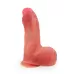 Телесный силиконовый вибратор-реалистик - 16,5 см телесный 