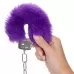 Металлические наручники с фиолетовым мехом Ultra Fluffy Furry Cuffs фиолетовый 