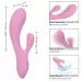 Розовый ультрагибкий вибратор-кролик Zoie - 17,75 см розовый 