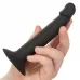 Черный анальный фаллоимитатор Silicone Slim Anal Stud черный 