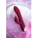 Бордовый вибратор-кролик Sangra - 20,5 см бордовый 