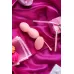 Нежно-розовые вагинальные шарики ZEFYR с пультом ДУ нежно-розовый 