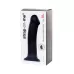 Черный фаллос на присоске Silicone Bendable Dildo XL - 20 см черный 