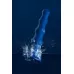 Синяя анальная вибровтулка OPlay Wave с пультом ДУ - 15,5 см синий 
