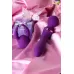 Фиолетовый вибромассажер Eromantica Uma - 20 см фиолетовый 