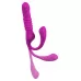 Лиловый вибратор 3 Function Vibrator с функцией фрикций и постукиванием лиловый 