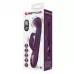 Фиолетовый вибромассажёр-кролик Dee - 23,9 см фиолетовый 