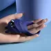 Синее эрекционное виброкольцо с клиторальной подушечкой и пультом ДУ Adjustable Fun Ring синий 