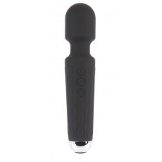 Черный жезловый вибратор Wacko Touch Massager - 20,3 см.